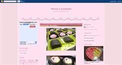 Desktop Screenshot of hanacookies.blogspot.com