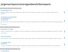 Tablet Screenshot of jorgemanruiznavegandoenelciberespacio.blogspot.com