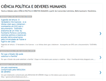 Tablet Screenshot of cienciapoliticaedireitoshumanos.blogspot.com