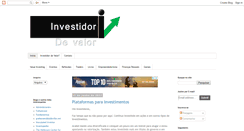 Desktop Screenshot of investidordevalor.blogspot.com