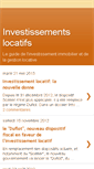 Mobile Screenshot of investissements-locatifs.blogspot.com