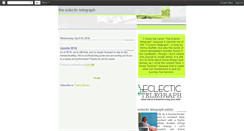 Desktop Screenshot of eclectictelegraph.blogspot.com