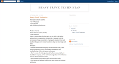 Desktop Screenshot of heavytrucktechnician.blogspot.com
