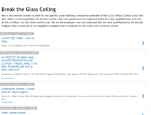 Tablet Screenshot of breaktheglassceiling.blogspot.com