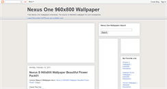 Desktop Screenshot of nexusone960x800wallpaper.blogspot.com