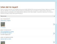 Tablet Screenshot of ixtlandelrionayarit.blogspot.com