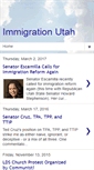 Mobile Screenshot of immigrationutah.blogspot.com