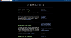 Desktop Screenshot of birthdaymaniac.blogspot.com