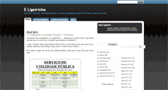 Desktop Screenshot of osligeirinhos.blogspot.com