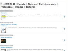Tablet Screenshot of osligeirinhos.blogspot.com