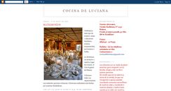 Desktop Screenshot of cocinadeluciana.blogspot.com