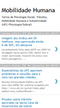 Mobile Screenshot of mobilidadehumana.blogspot.com