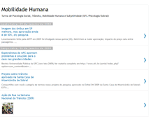 Tablet Screenshot of mobilidadehumana.blogspot.com