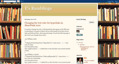 Desktop Screenshot of mytechnicalramblings.blogspot.com