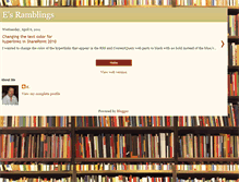 Tablet Screenshot of mytechnicalramblings.blogspot.com