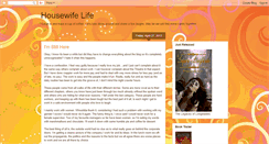 Desktop Screenshot of housewife-life.blogspot.com