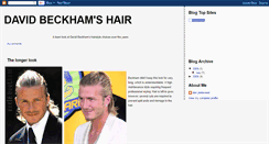 Desktop Screenshot of beckhamhairstyles.blogspot.com