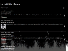 Tablet Screenshot of lapolillitablanca.blogspot.com