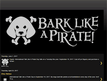 Tablet Screenshot of barklikeapirate.blogspot.com