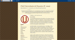 Desktop Screenshot of club-universitariodedeportes.blogspot.com