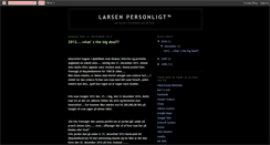 Desktop Screenshot of larsenpersonligt.blogspot.com