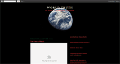 Desktop Screenshot of cryworldtruth.blogspot.com