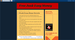 Desktop Screenshot of freejunkeasymoney.blogspot.com