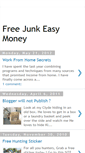 Mobile Screenshot of freejunkeasymoney.blogspot.com