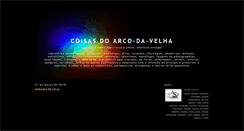 Desktop Screenshot of coisasdoarco-da-velha.blogspot.com