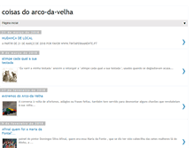 Tablet Screenshot of coisasdoarco-da-velha.blogspot.com