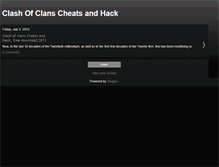 Tablet Screenshot of clash-clans-cheats-hack.blogspot.com
