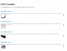 Tablet Screenshot of cadcrusader.blogspot.com