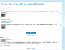 Tablet Screenshot of madaboutgermanshepherds.blogspot.com