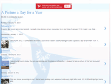 Tablet Screenshot of apictureadayforayear-lynda.blogspot.com