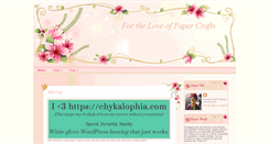 Desktop Screenshot of fortheloveofpapercrafts.blogspot.com