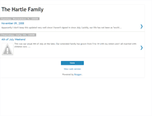 Tablet Screenshot of hartlefamily.blogspot.com