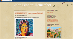 Desktop Screenshot of lennon30.blogspot.com