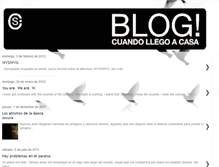 Tablet Screenshot of cuandollegoacasa.blogspot.com