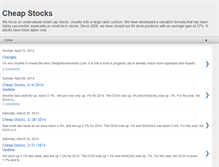 Tablet Screenshot of cheapstockinvestor.blogspot.com