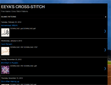 Tablet Screenshot of eeyasxstitch.blogspot.com