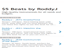 Tablet Screenshot of beatsbyroddyj.blogspot.com