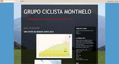 Desktop Screenshot of grupociclistamontmelo.blogspot.com