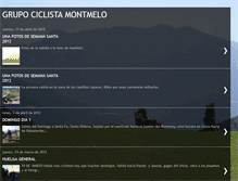 Tablet Screenshot of grupociclistamontmelo.blogspot.com