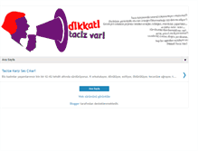 Tablet Screenshot of dikkat-taciz-var.blogspot.com