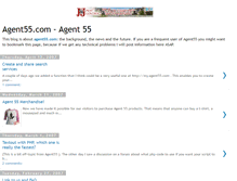 Tablet Screenshot of agent55.blogspot.com