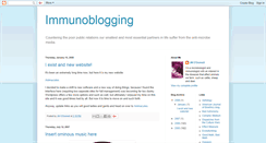 Desktop Screenshot of immunoblogging.blogspot.com