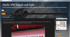 Desktop Screenshot of pacific-nw-travels-and-tails.blogspot.com