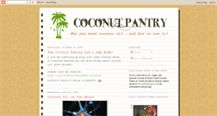 Desktop Screenshot of coconutpantry.blogspot.com