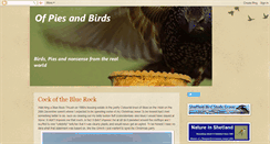 Desktop Screenshot of ofpiesandbirds.blogspot.com