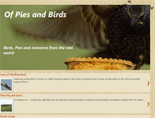 Tablet Screenshot of ofpiesandbirds.blogspot.com
